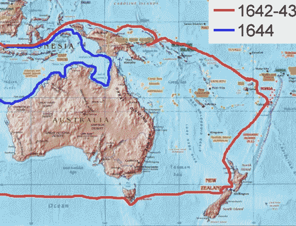 Tasman Map